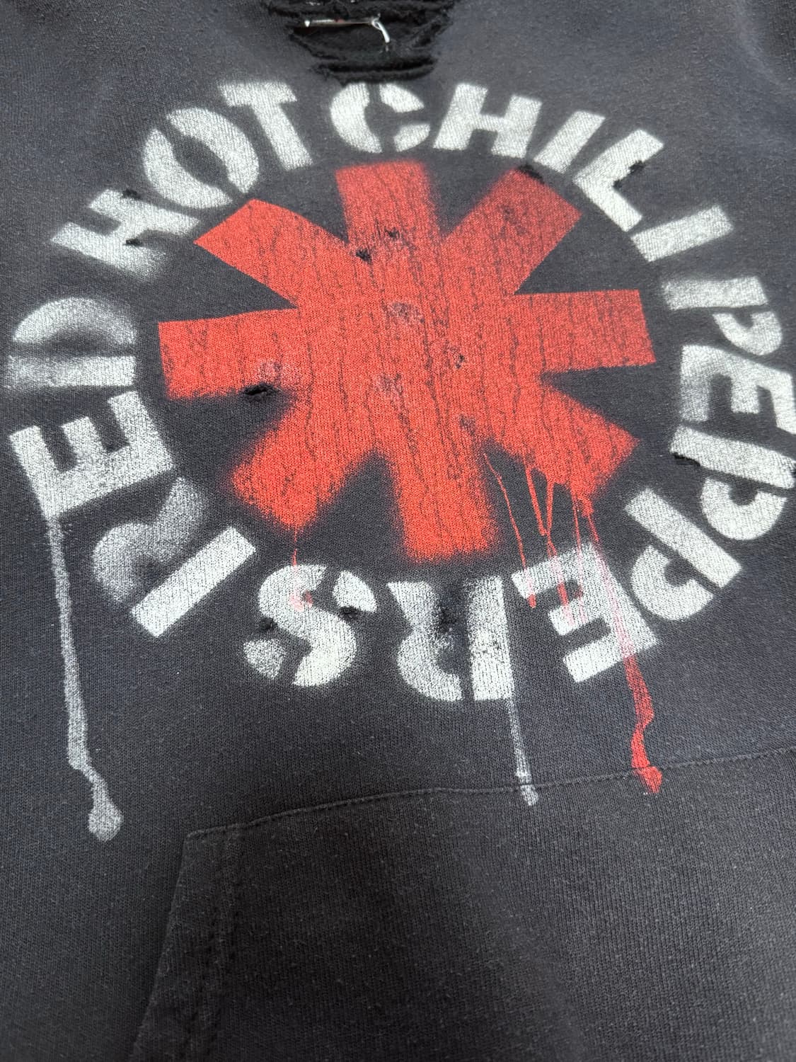 [L] sun fading Red Hot Chili peppers 후드 상품이미지6