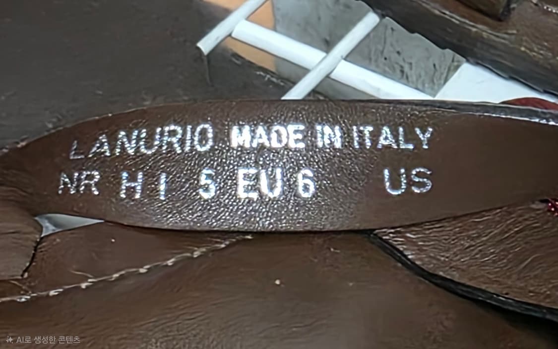 발리 남성 슬리퍼 250 가죽 크로스 스트랩 샌들 SC75 ​ 상품이미지5