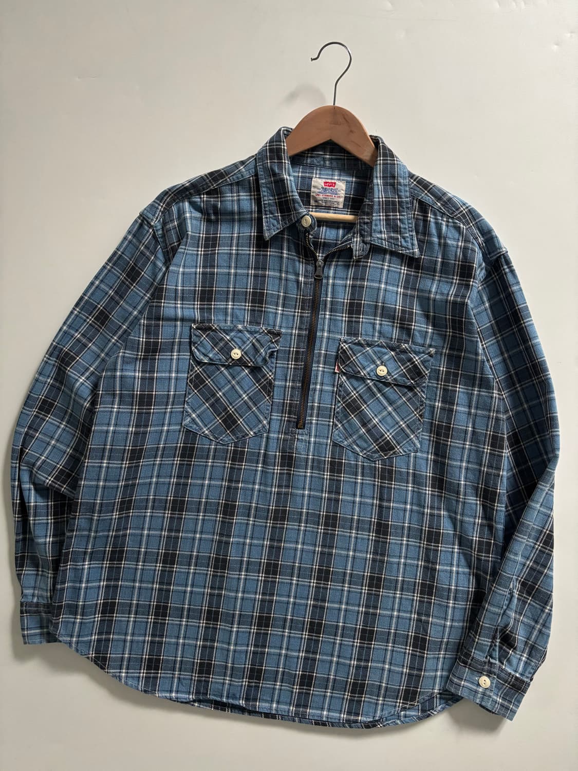 Levis 리바이스 체크 셔츠 반 집업  상품이미지5