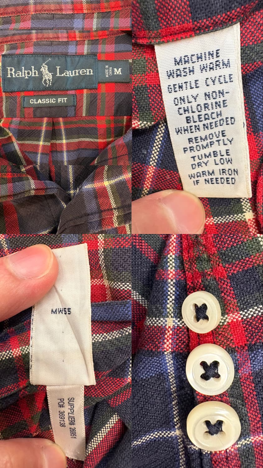 폴로 랄프로렌 체크셔츠 상품이미지9