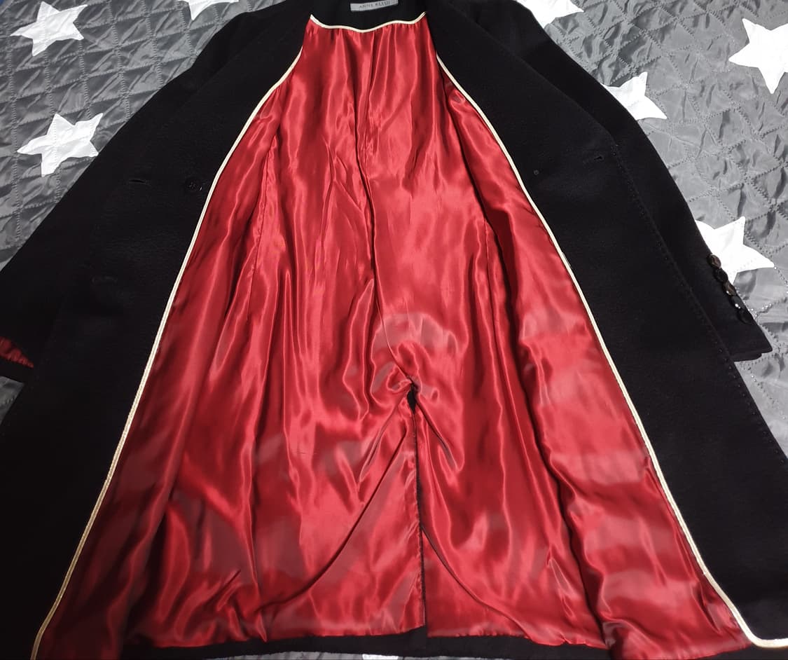 ANNE KLEIN 이태리원사 캐시미어100% 코트 블랙 (66~77) 상품이미지4