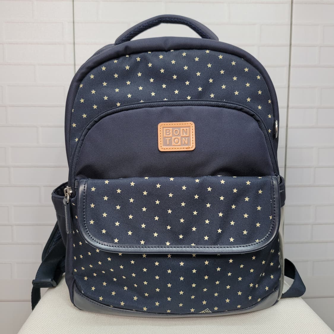 BONTON 봉통 분리형 캐주얼 배낭 백팩 네이비색 상품이미지2