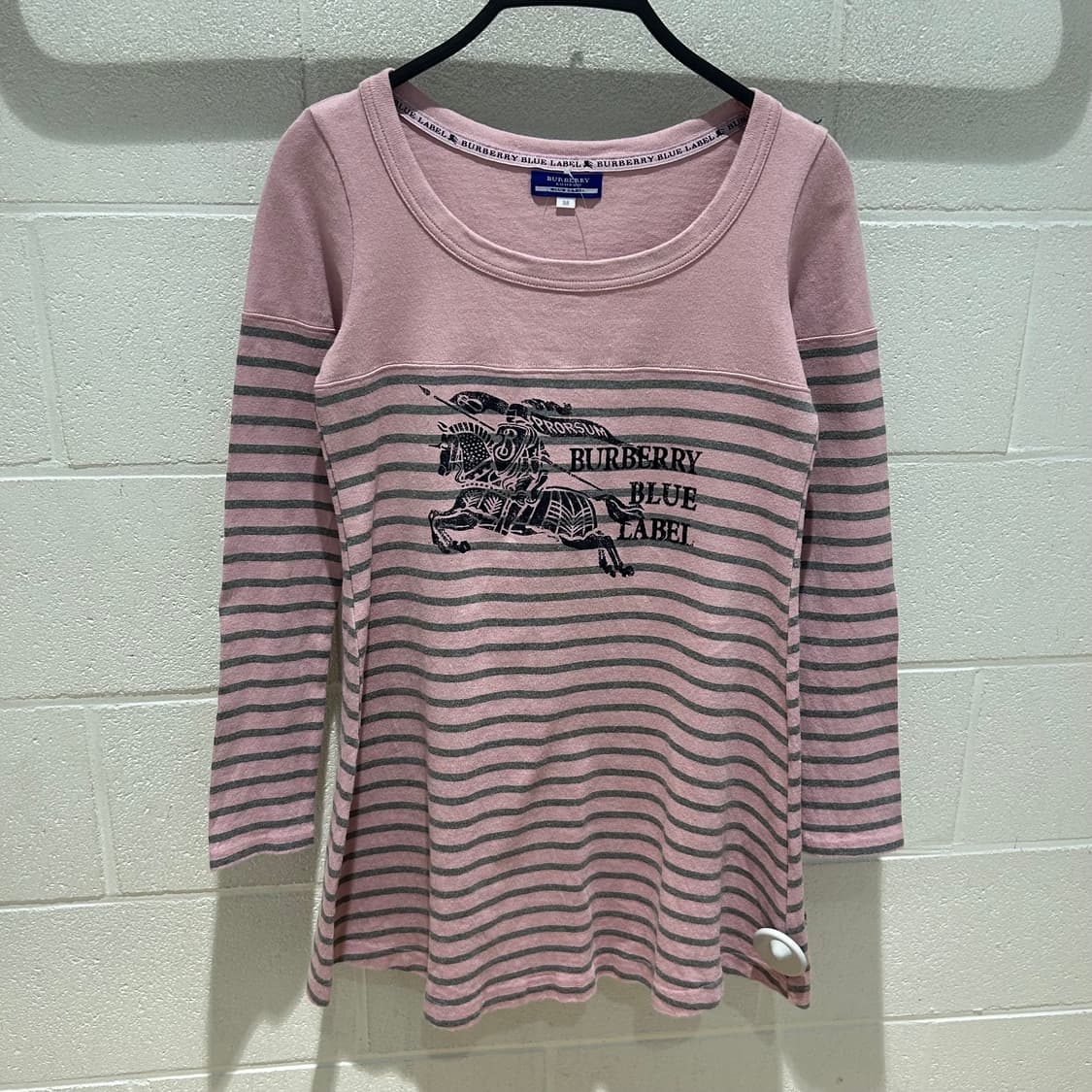 Burberry Pink Stripe Cotton Dress 상품이미지5