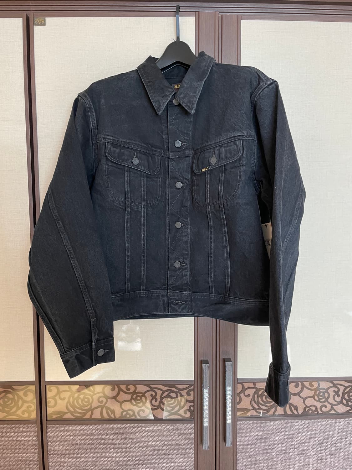 [M] RRL lot 271 데님 자켓 블랙 상품이미지1