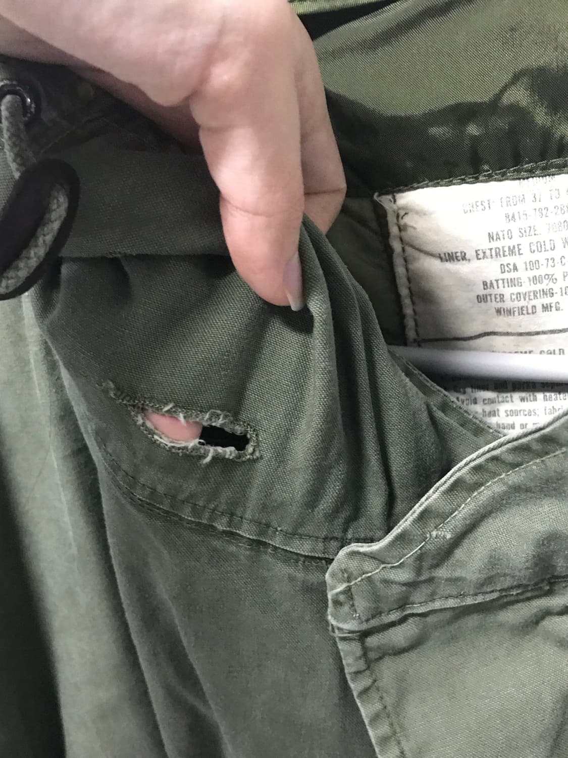 (무배) 오리지널 피쉬테일 개파카 상품이미지7