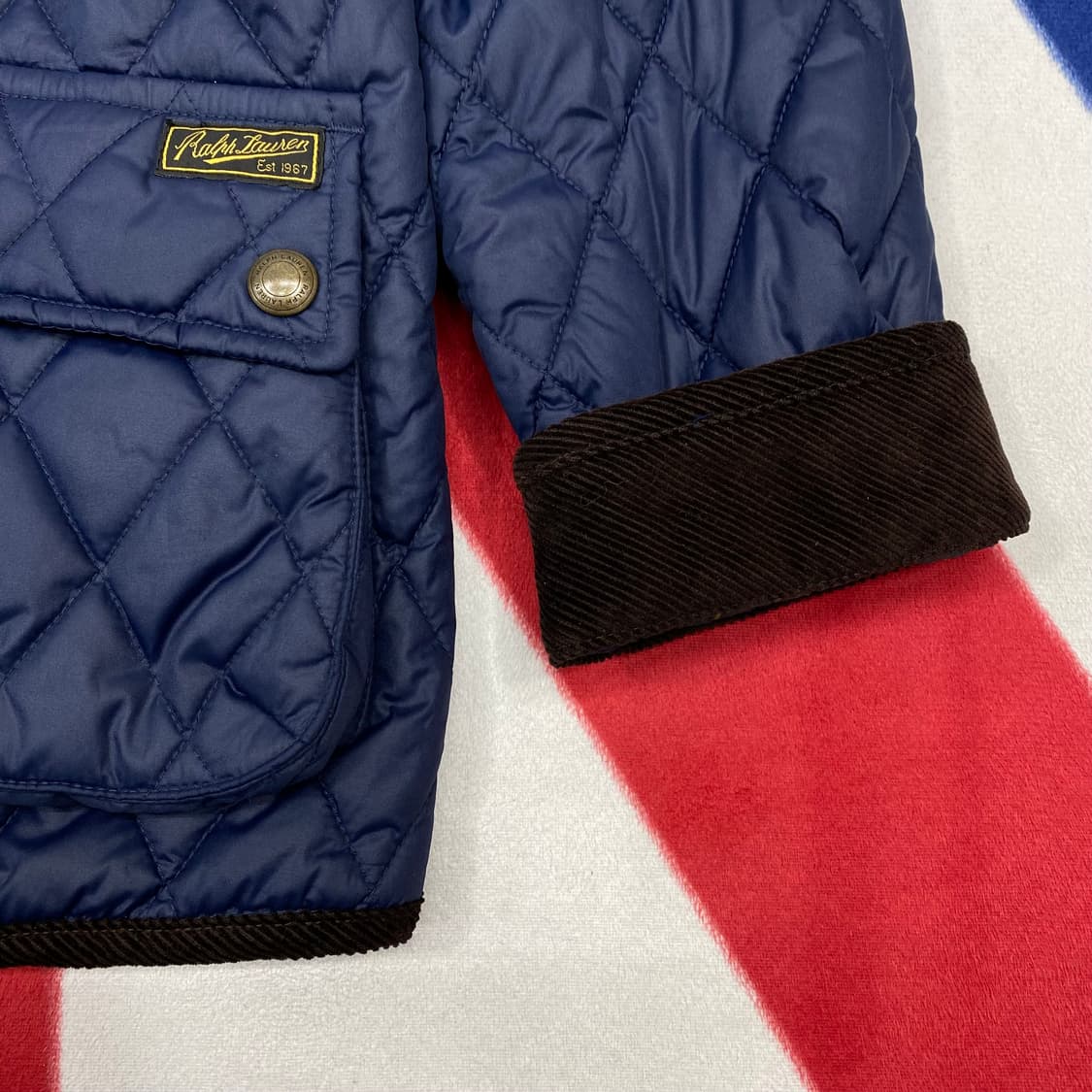 폴로 퀼팅자켓 실측 여성55 상품이미지4