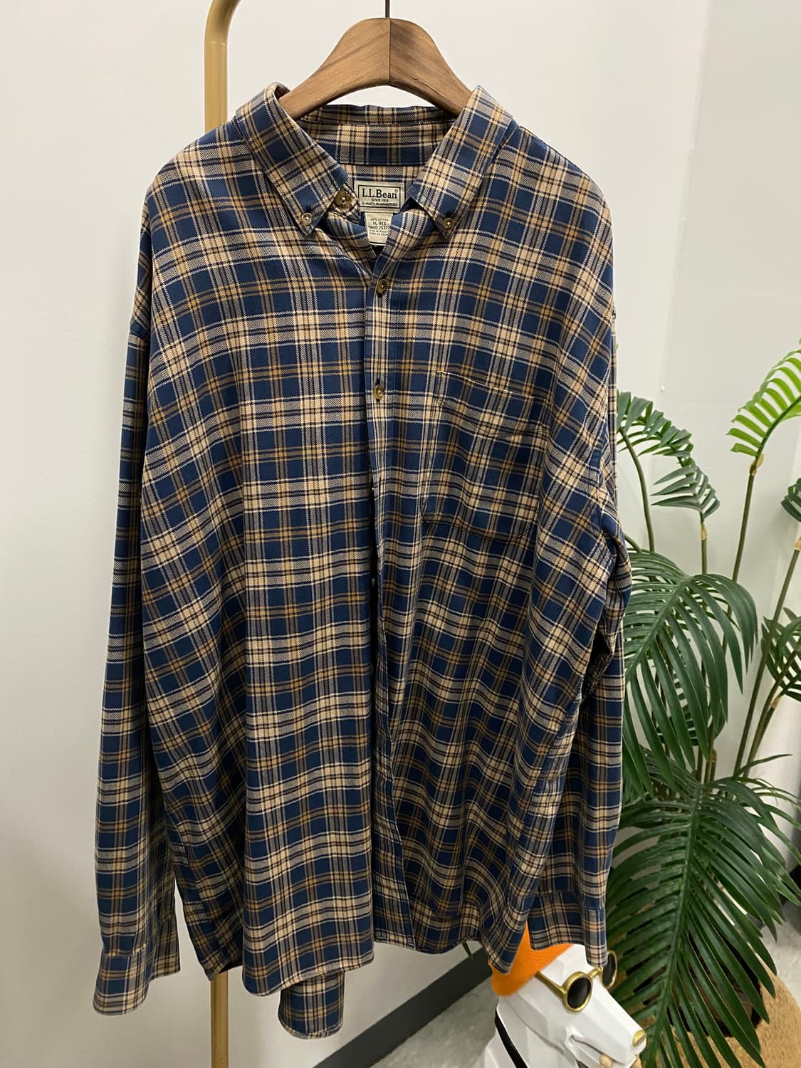 L.L Bean 체크셔츠 상품이미지1