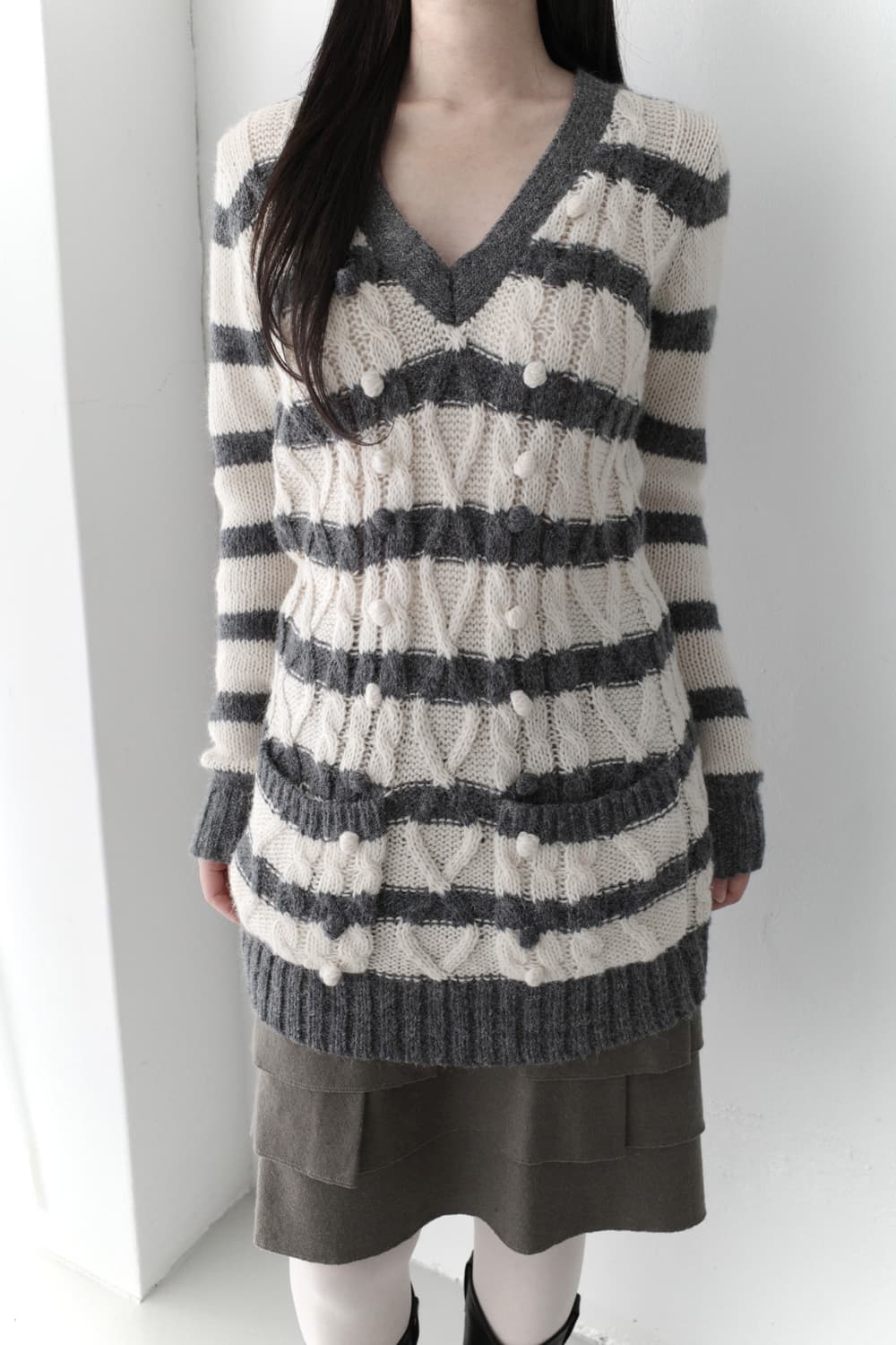 bubble pocket long knit 상품이미지7