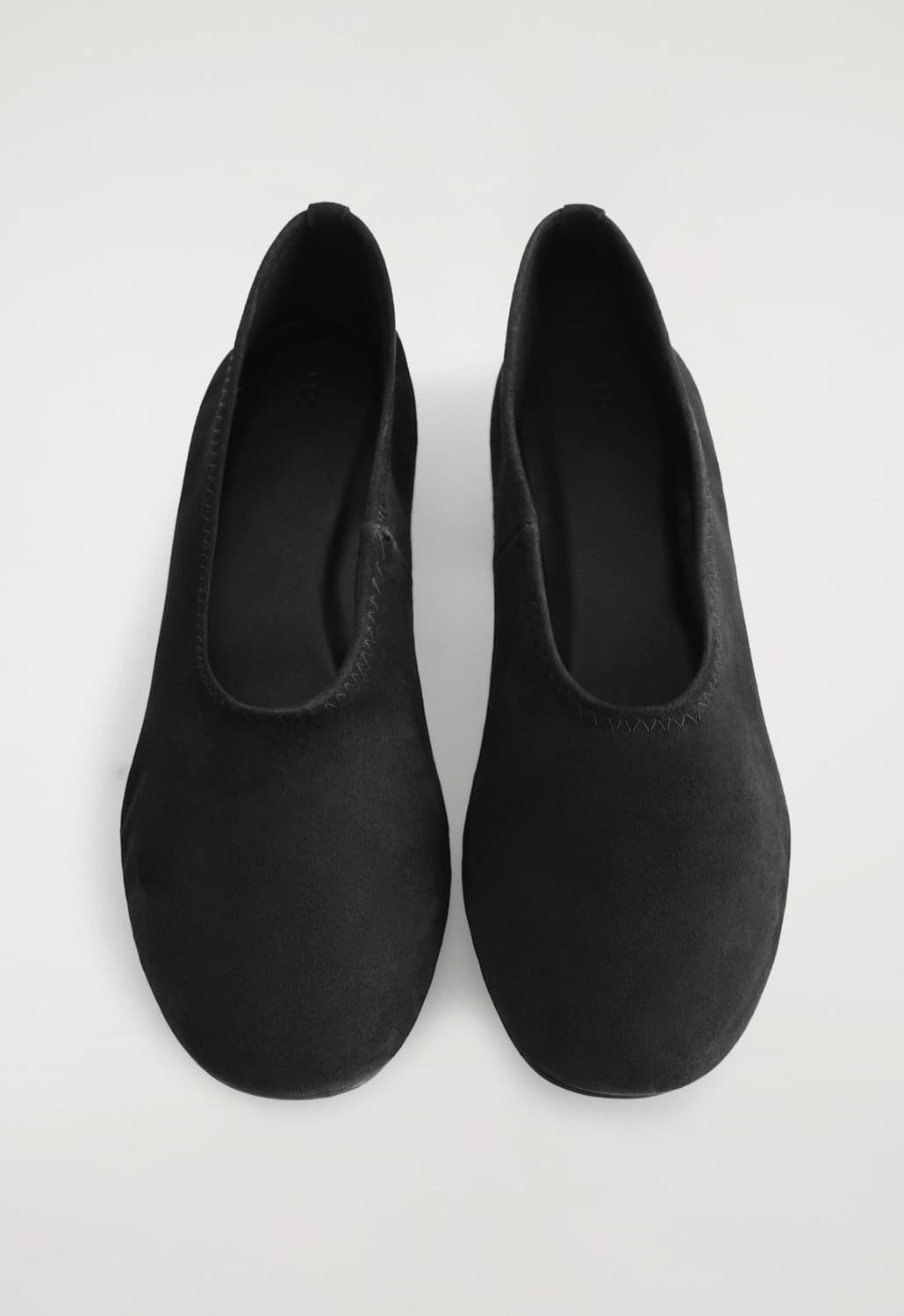 코스 스웨이드 힐 발레리나 블랙 38 상품이미지1
