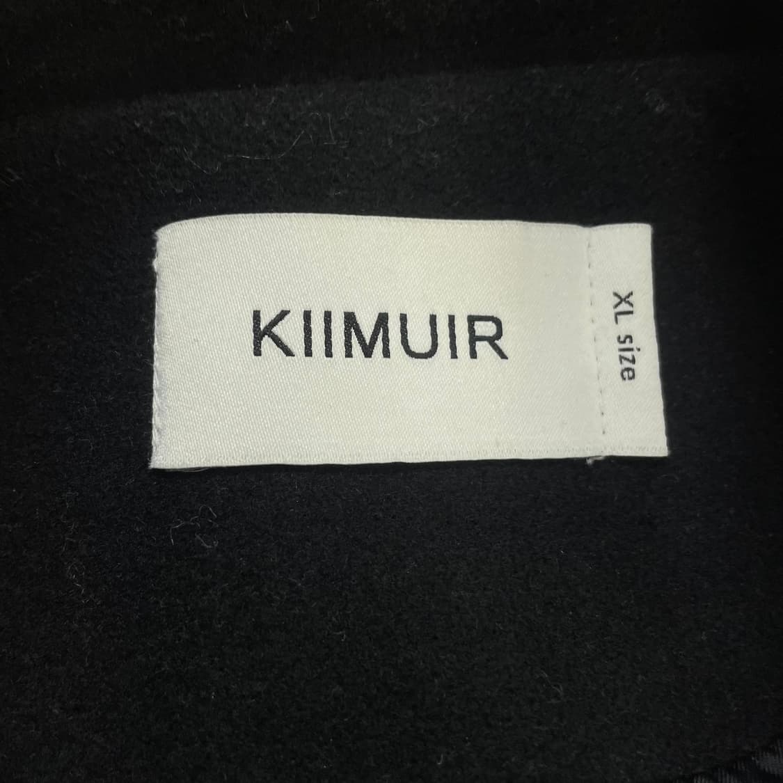 키뮤어 Kiimuir 투웨이 울 바시티 자켓 블랙 상품이미지3