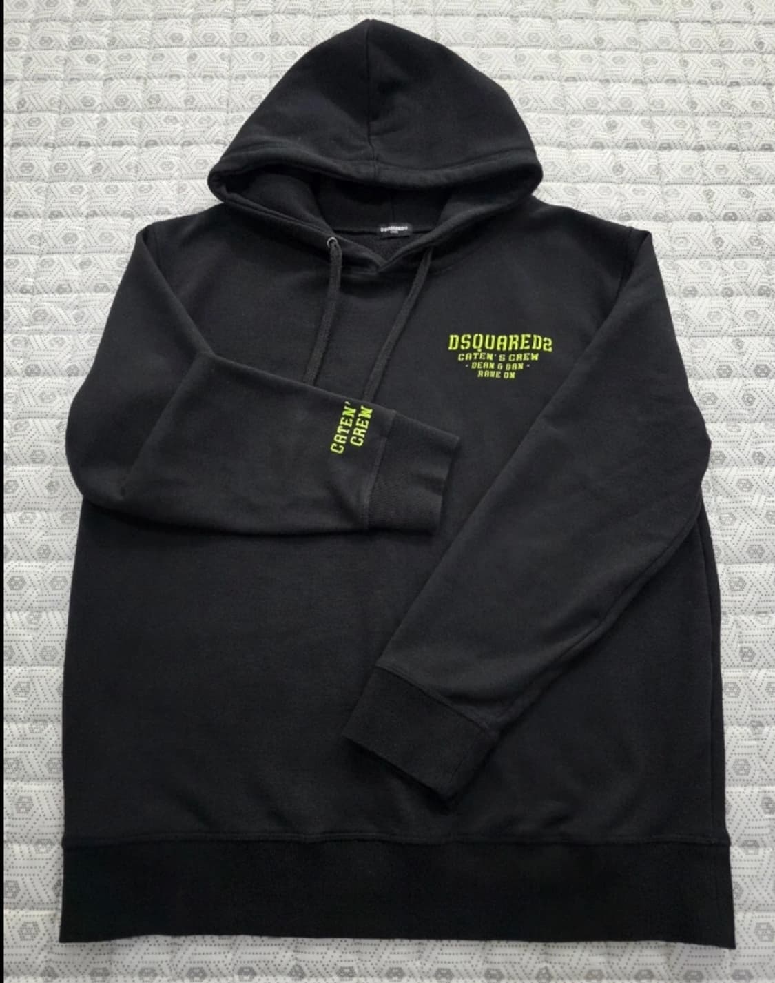 디스퀘어드2 블랙 후드티 105 상품이미지2