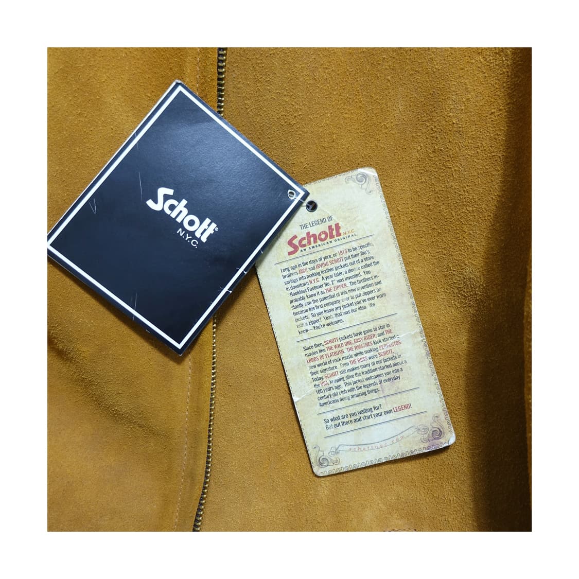 STUSSY x SCHOTT 스투시x쇼트 스웨이드 자켓 상품이미지10