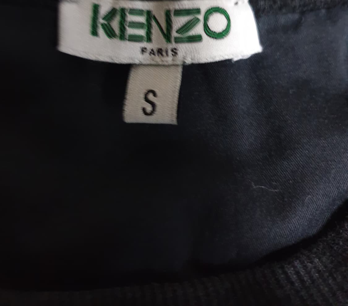 겐조 레터링 로고 맨투맨 블랙 (S) 상품이미지3