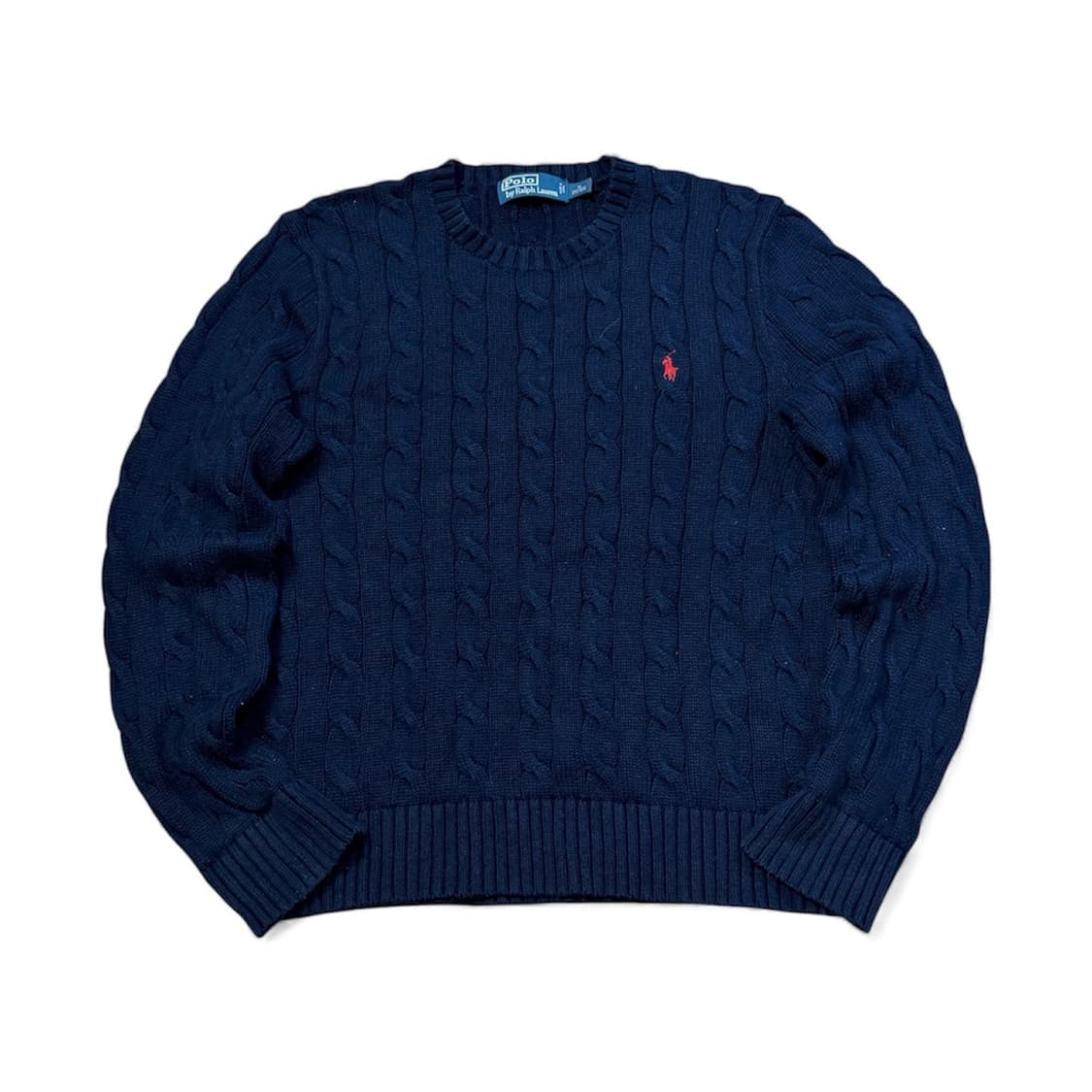 폴로 랄프로렌 네이비 케이블 니트 상품이미지1