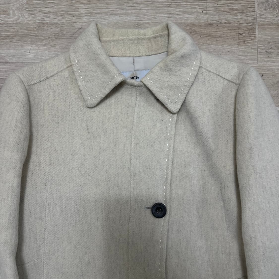 시스템 여성 모직 코트 상품이미지2