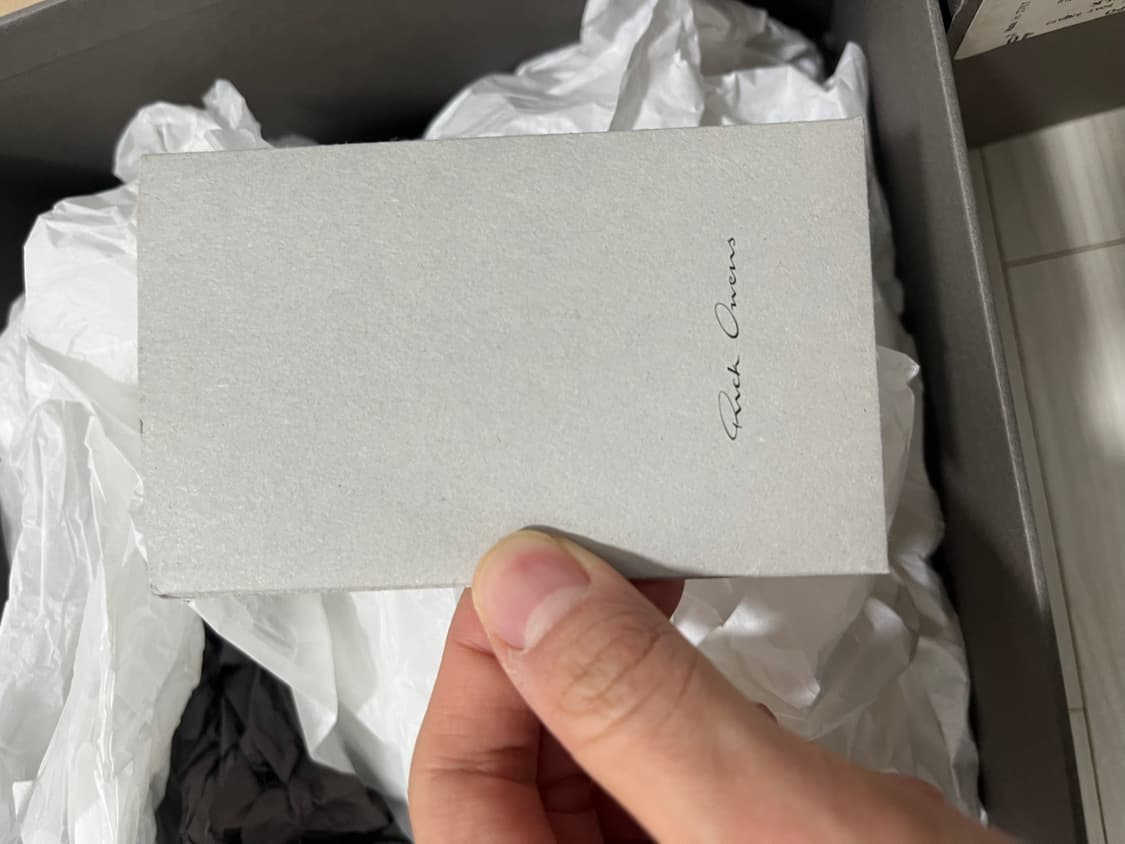 릭오웬스 레더 슬립온 265 상품이미지4