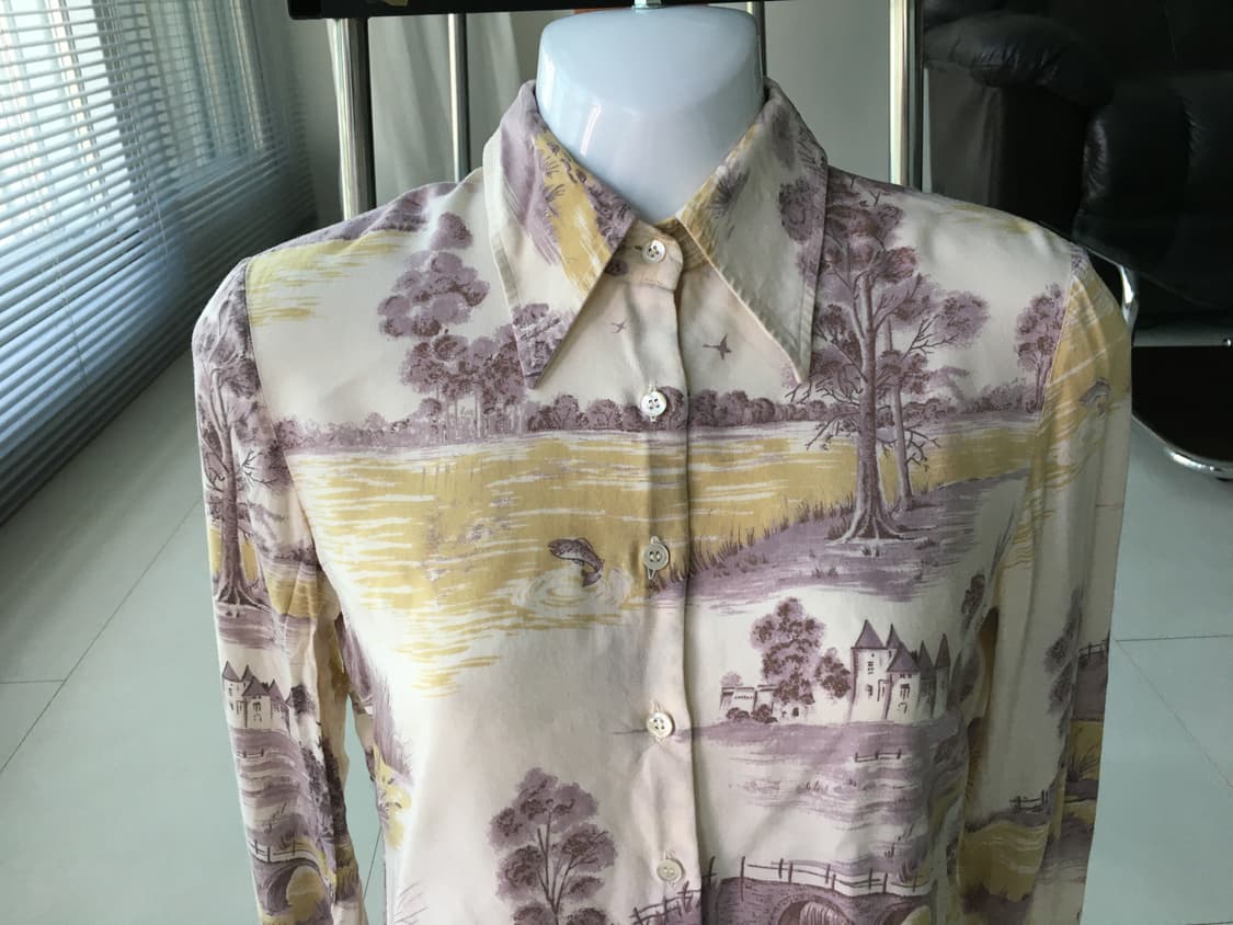 vintage print shirt 상품이미지4