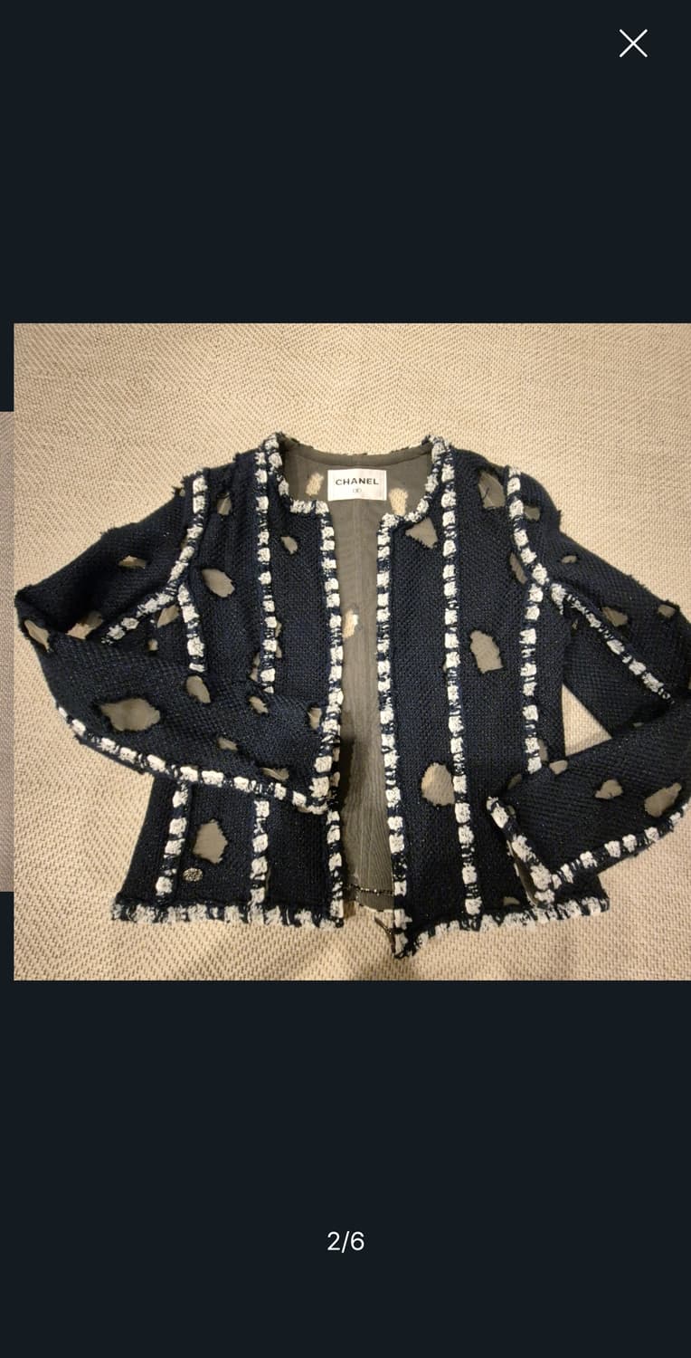 샤넬 트위드 자켓 38 급처 상품이미지2