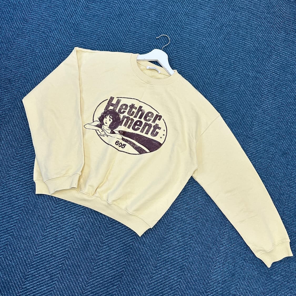 [여성Os] 헤더먼트 맨투맨 상품이미지1