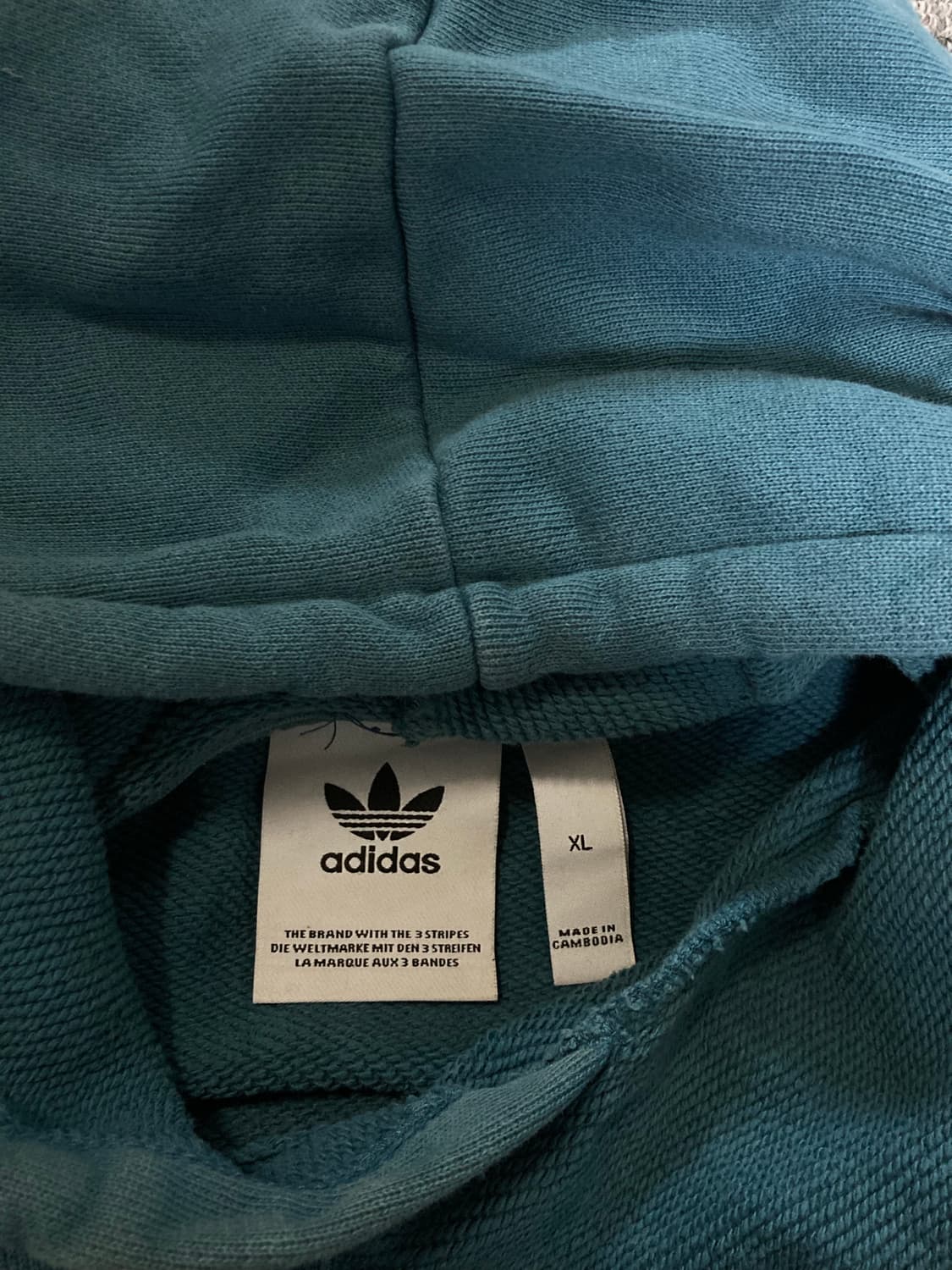 아디다스 트레포일 오버핏 후드티 XL 상품이미지4