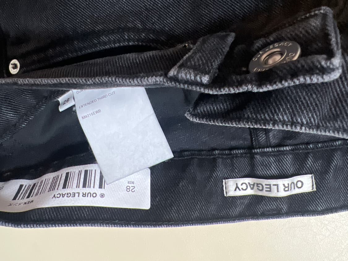 [28] 아워레가시 익스텐디드 써드컷 워시드블랙 상품이미지3