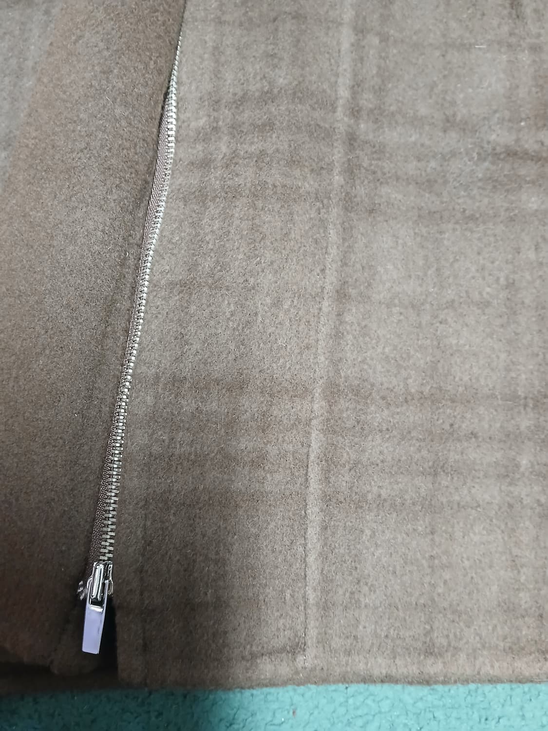 SYSTEM 브라운 모직 스커트 64-94 상품이미지3