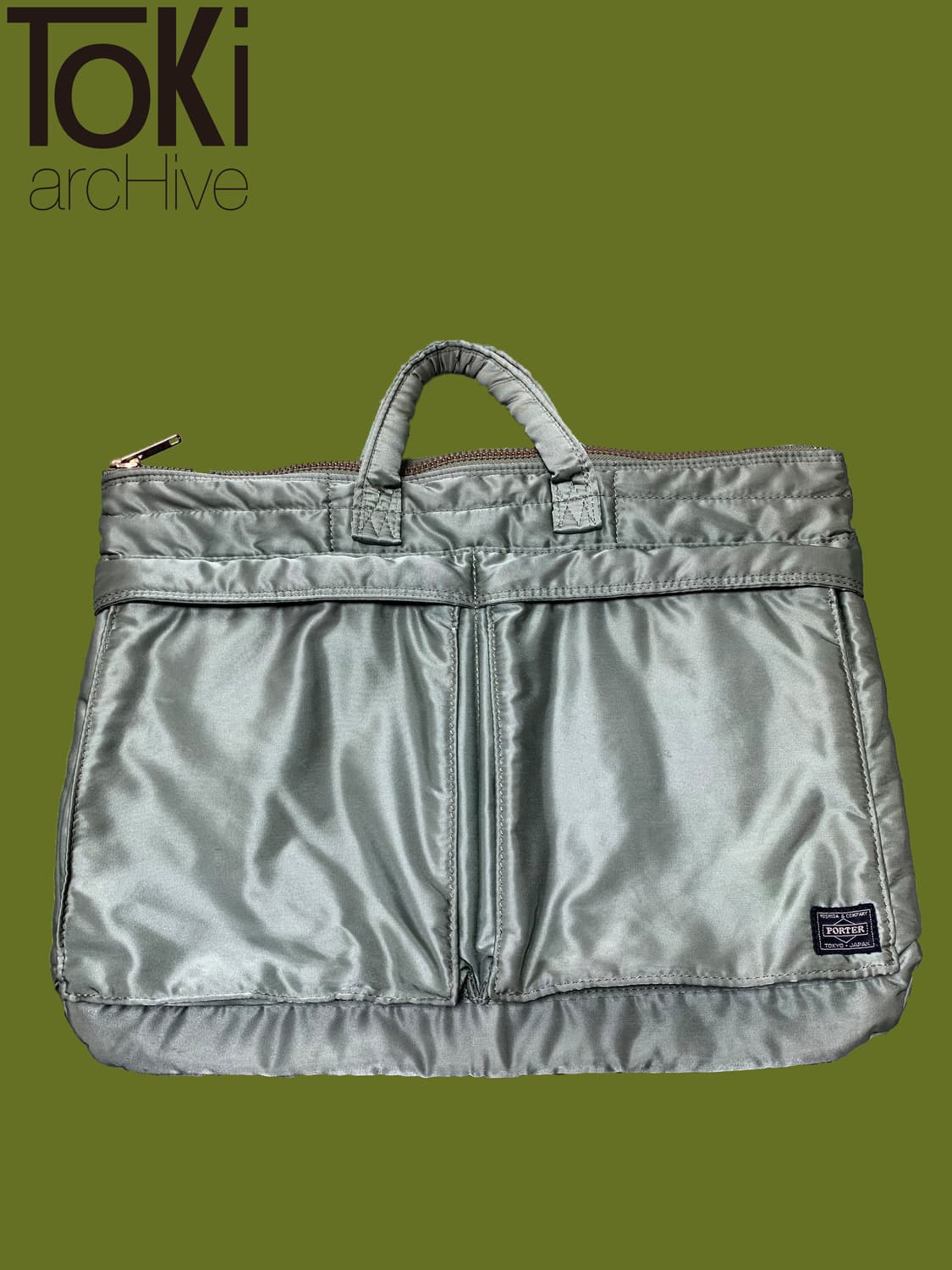 PORTER TANKER Briefcase / Sage Green 상품이미지1