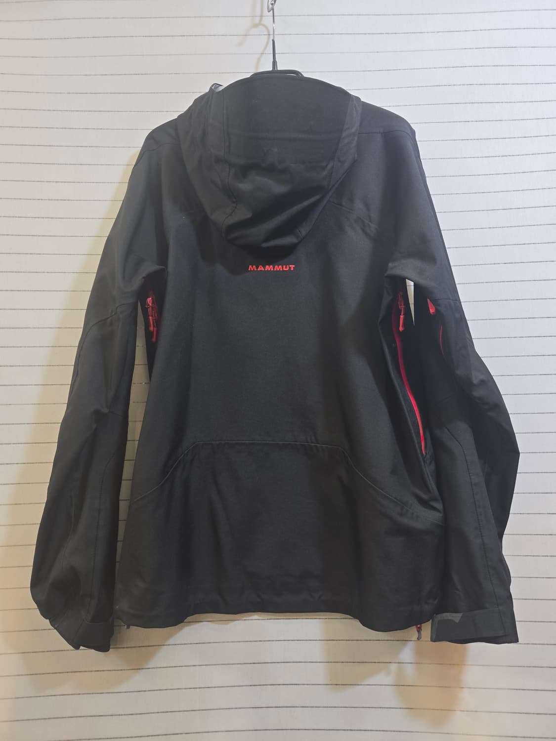 마무트 블랙/레드  고어택스 프로 후드 자켓 상품이미지10
