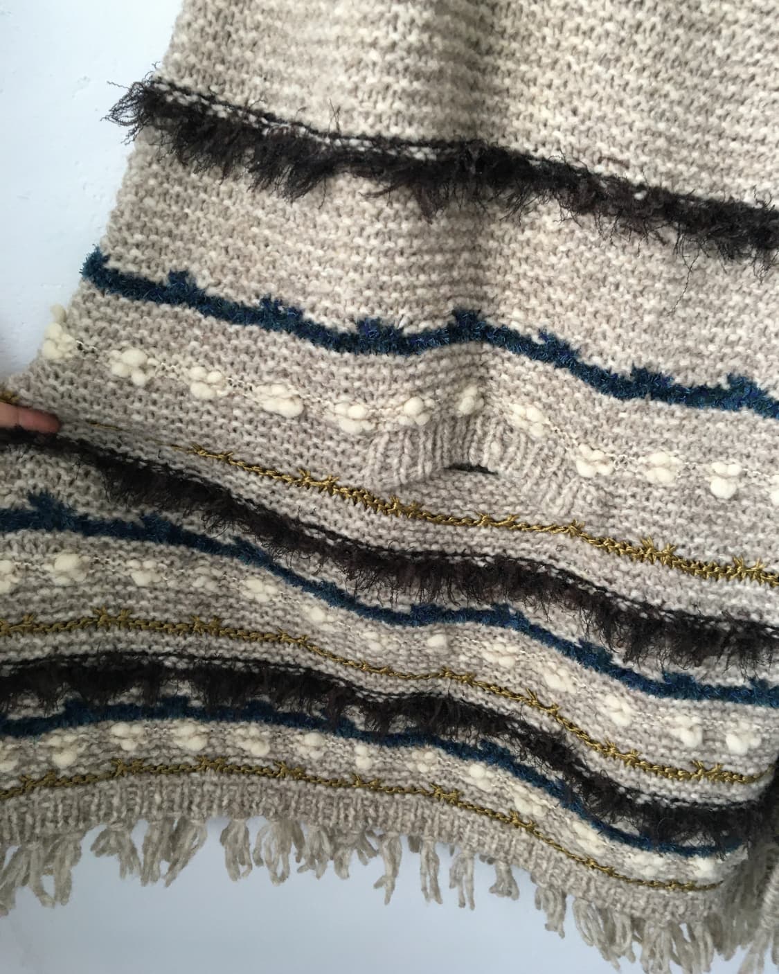 Nomadic mood knit cape 상품이미지5