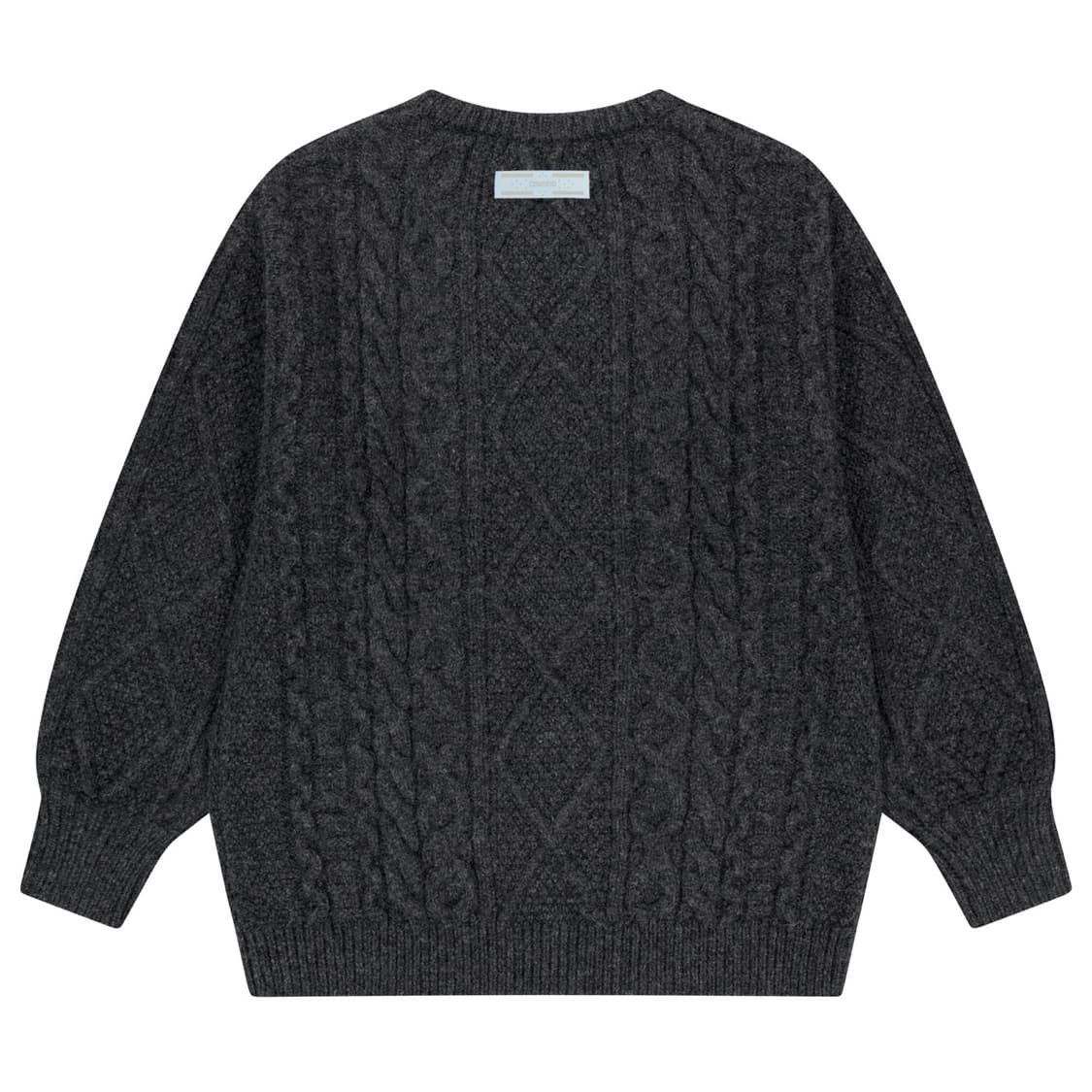 Coyseio 코이세이오 폼폼 니트 차콜 상품이미지2