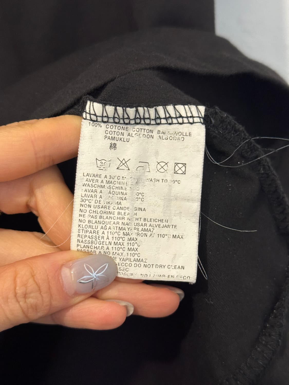 디젤 블랙 프린팅 반팔 티셔츠 상품이미지4