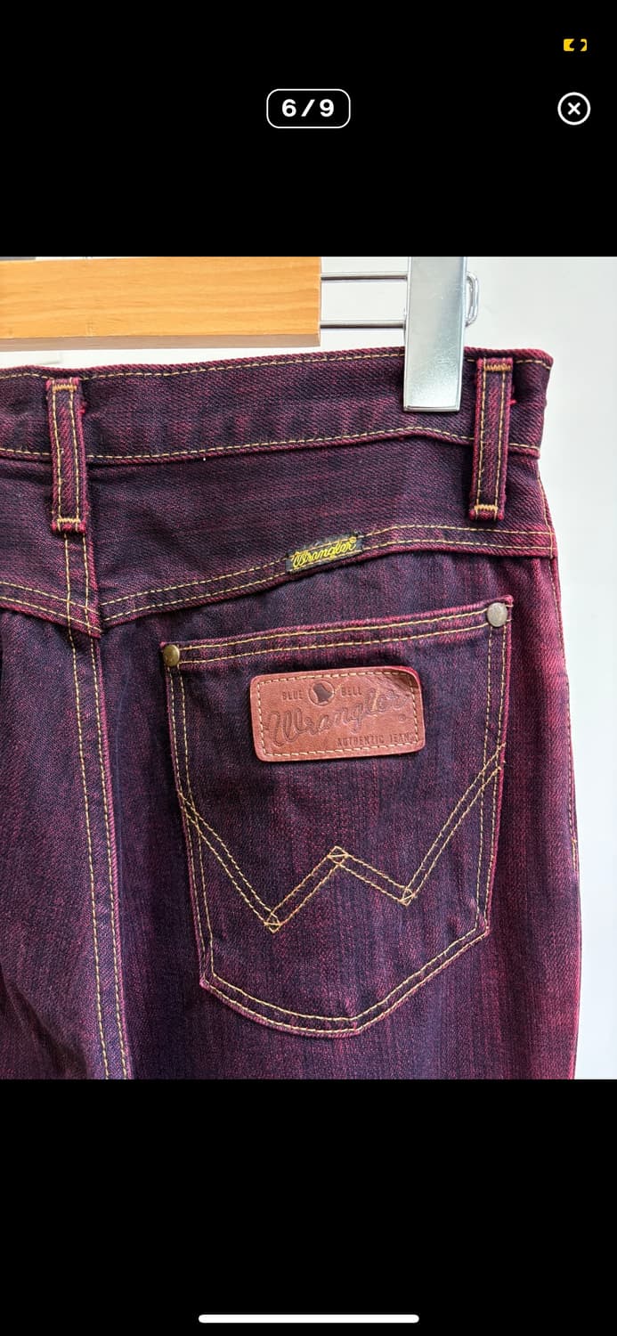 랭글러 핑크 워싱 부츠컷 진 상품이미지6