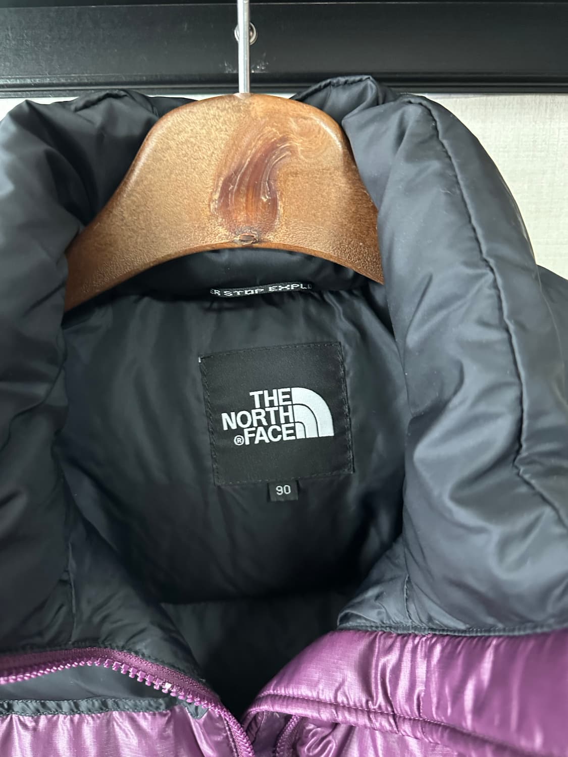 노스페이스 눕시 700 구스다운 패딩 보라 90 상품이미지8