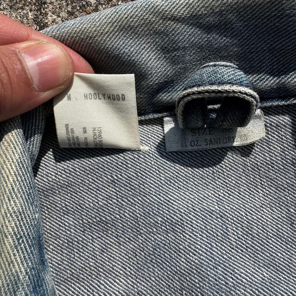 [M-L] N.hoolywood Wrangler 11mj 데님 자켓 상품이미지8