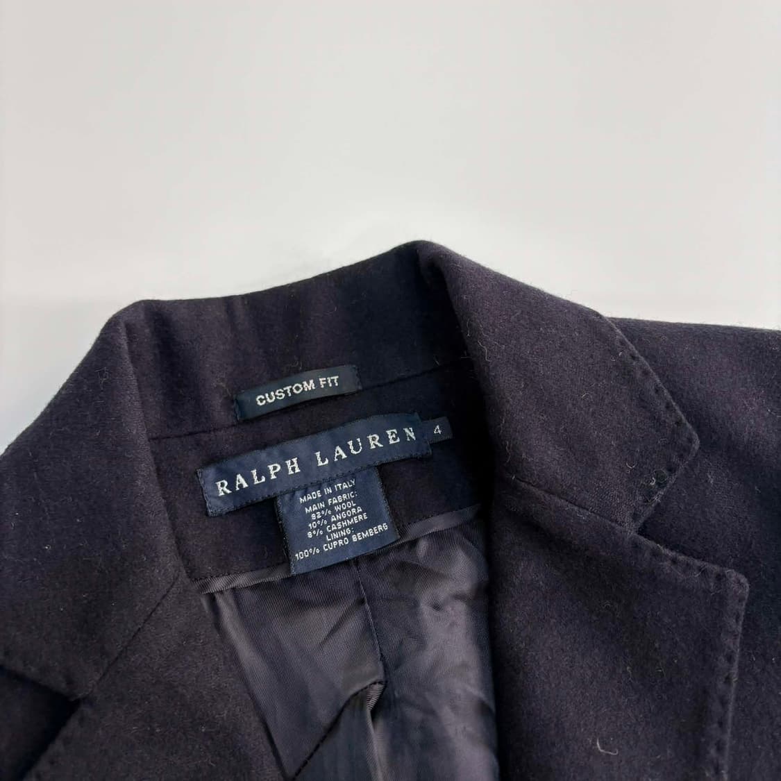 [4] 폴로 랄프로렌 금장 빅포니 울 캐시미어 여성 블레이져 자켓 상품이미지3