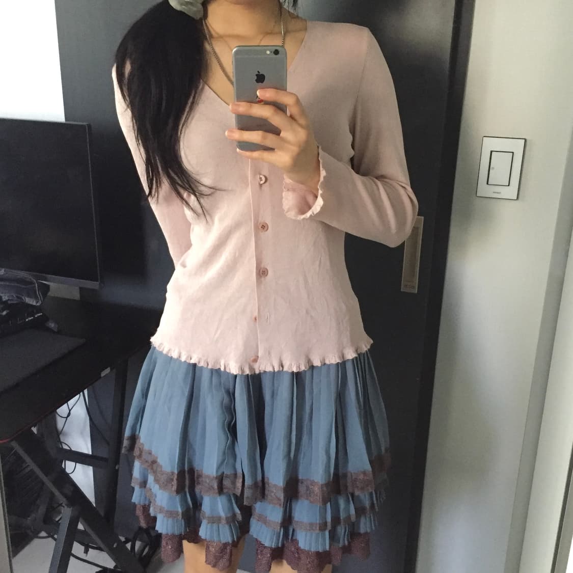 axes femme 로걀 히메갸루 레이스 프릴 스커트  상품이미지1