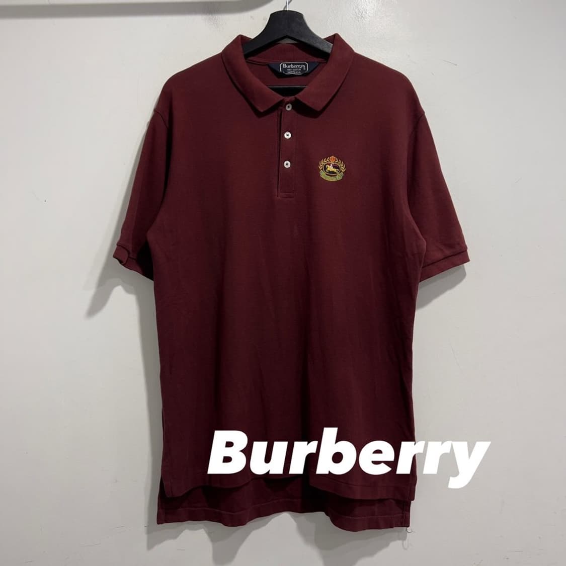 버버리 베이직 반팔 카라티 상품이미지1