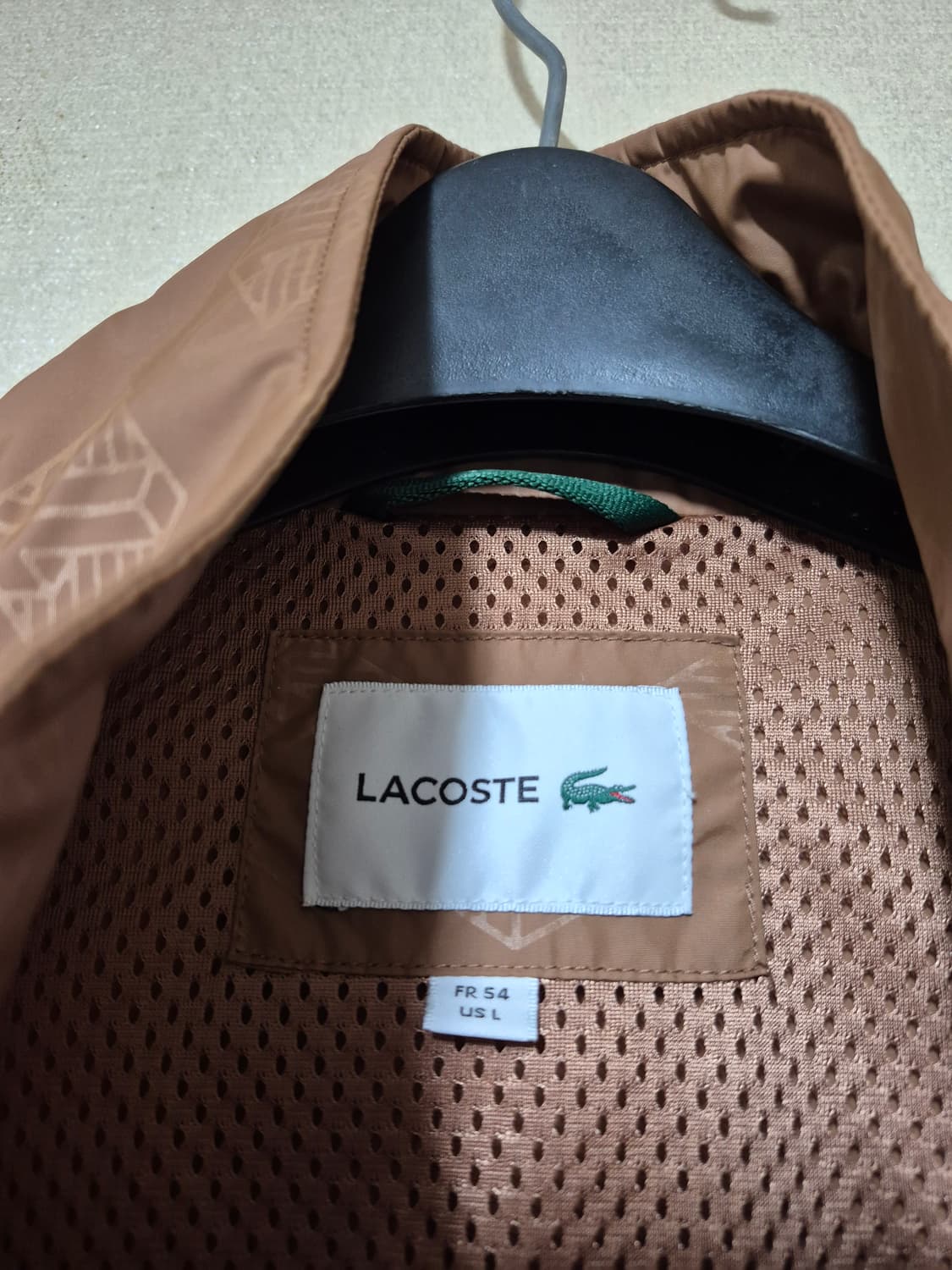 라코스테 모노그램 블루종(바람막이) 상품이미지5