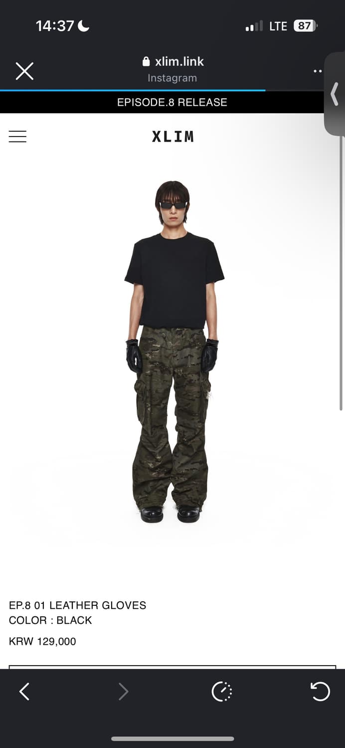 EP.8 01 LEATHER GLOVES COLOR : BLACK 상품이미지3