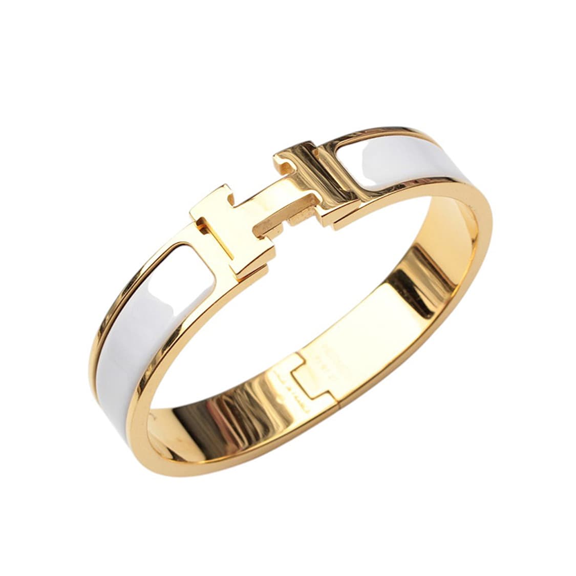 에르메스 블랑 H 클릭아쉬 골드 뱅글 브레이슬릿 S 상품이미지2