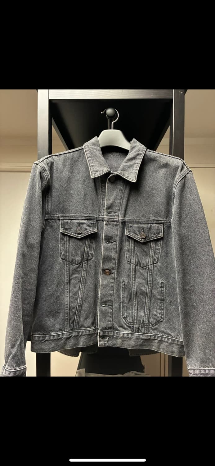 브랜디드 흑청 트러커 M사이즈 상품이미지1