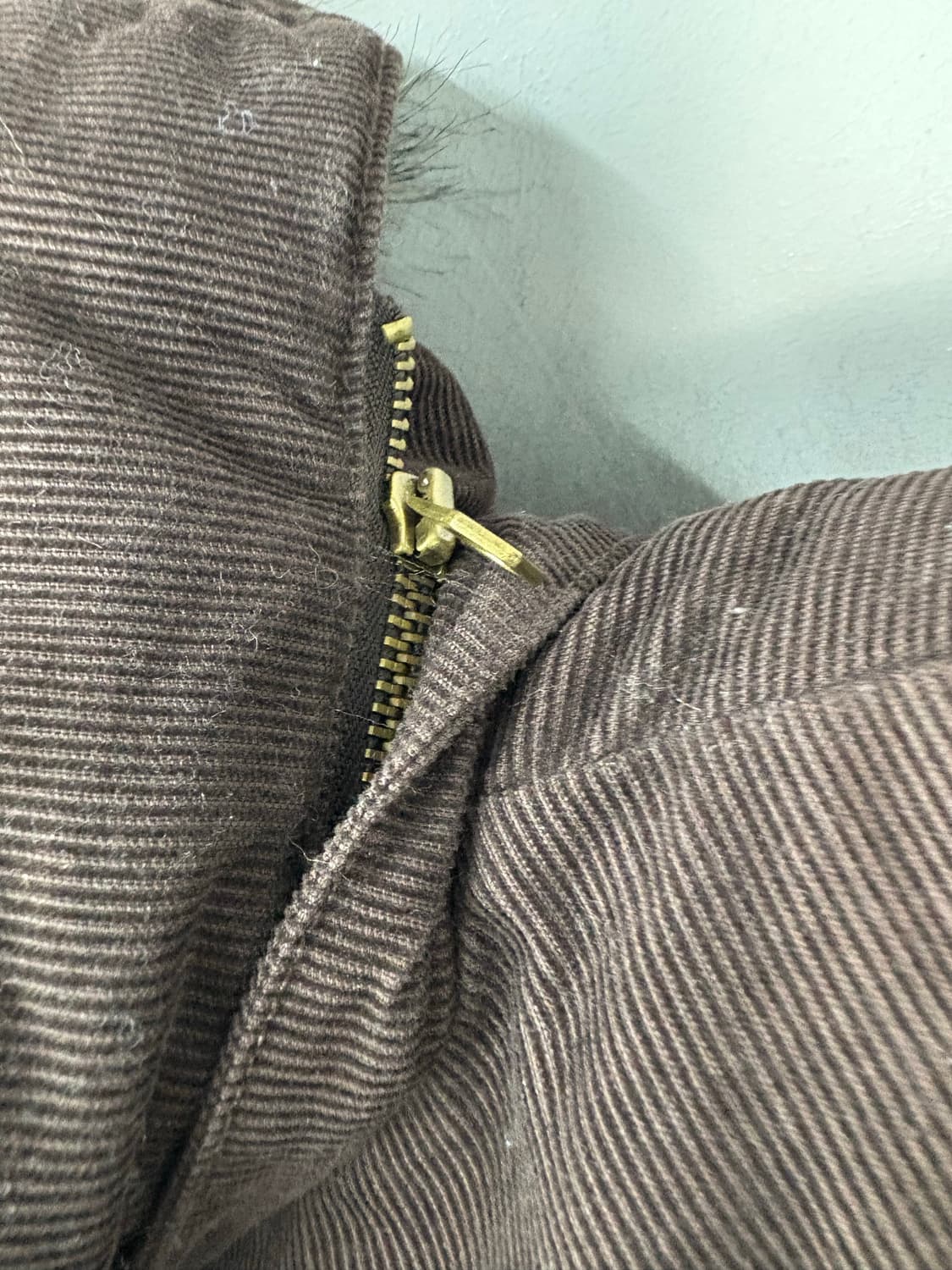 폴로진스컴퍼니 코듀로이 패딩 베스트 (퍼 탈부착 가능) A3102 상품이미지8