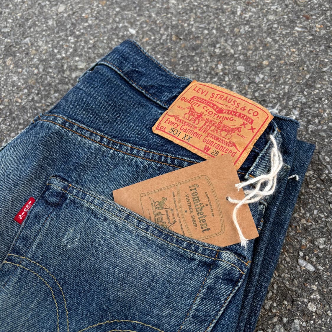 00s 리바이스 501XX 디스트로이드 셀비지 데님 (28) 상품이미지7
