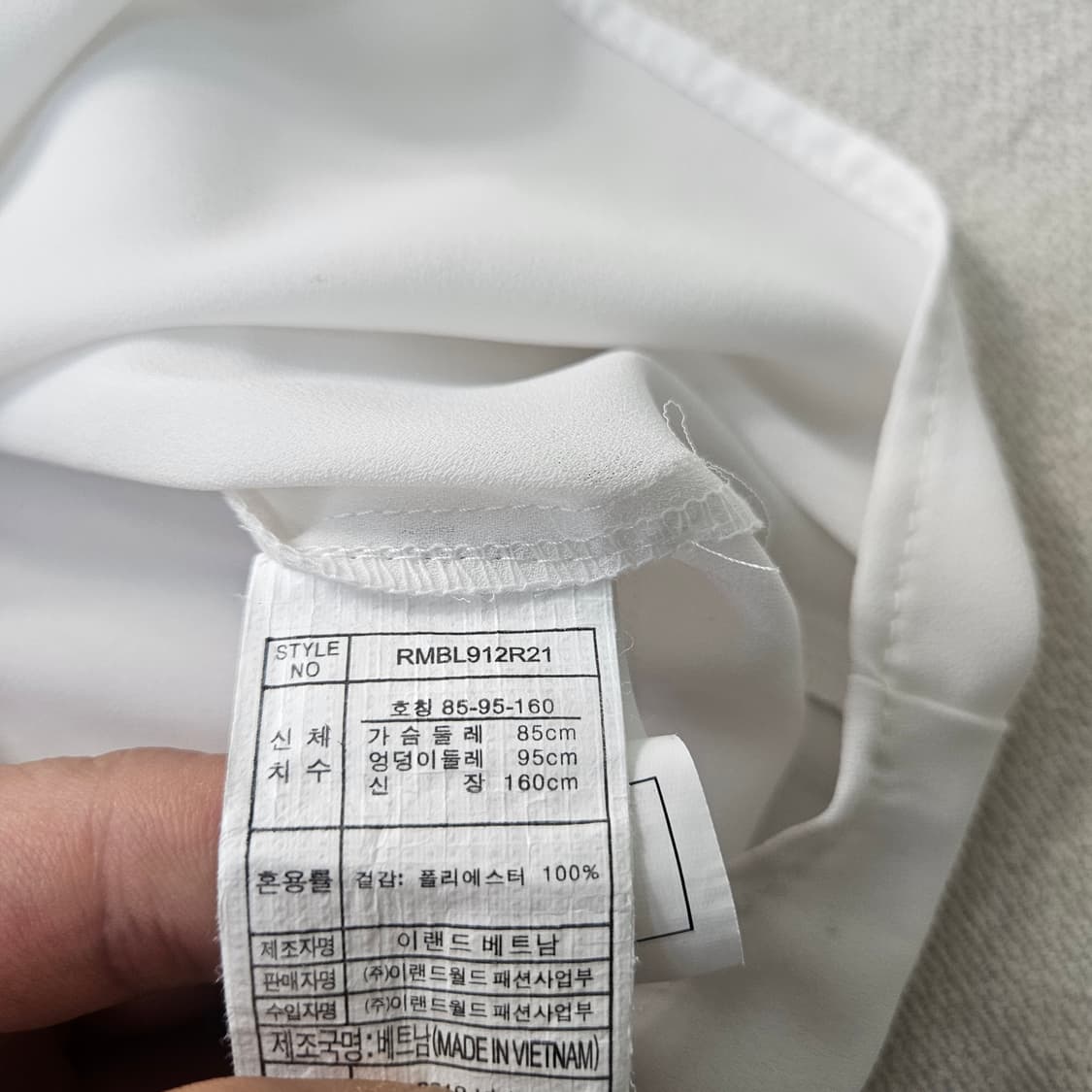 85-95 로엠 여성 실크 블라우스 0403Y 상품이미지4