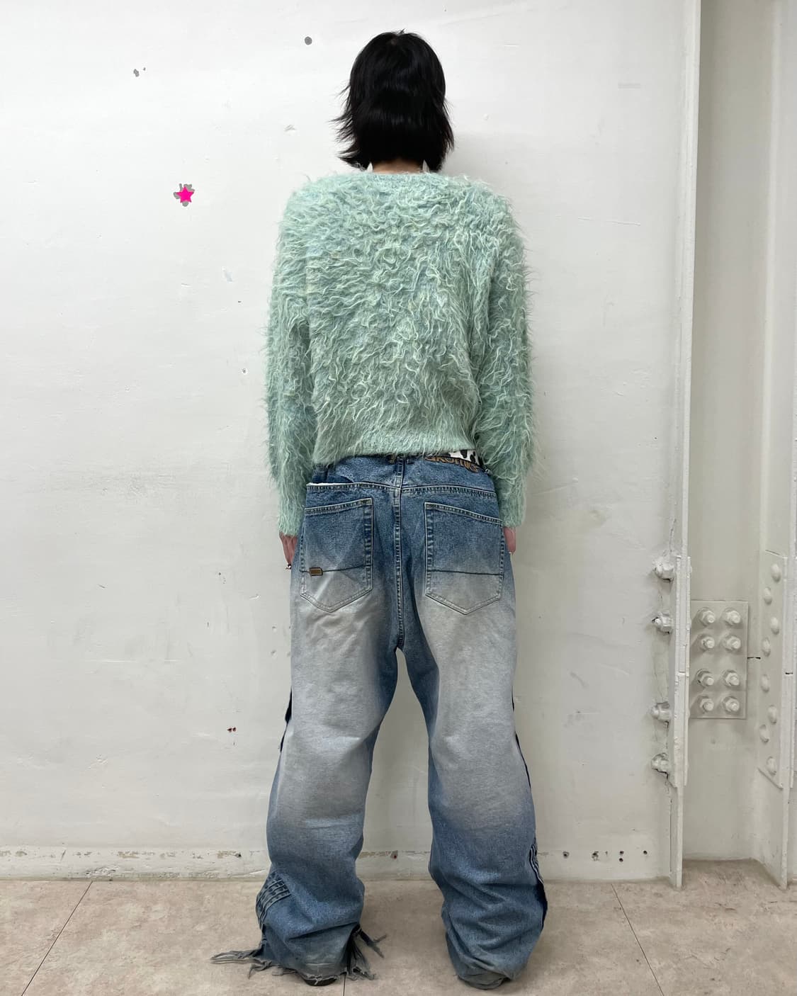 mint angora fur knitwear 상품이미지5