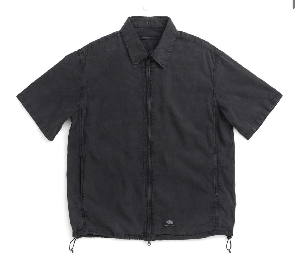 해칭룸X디키즈 집셔켓 워시드 블랙 상품이미지1