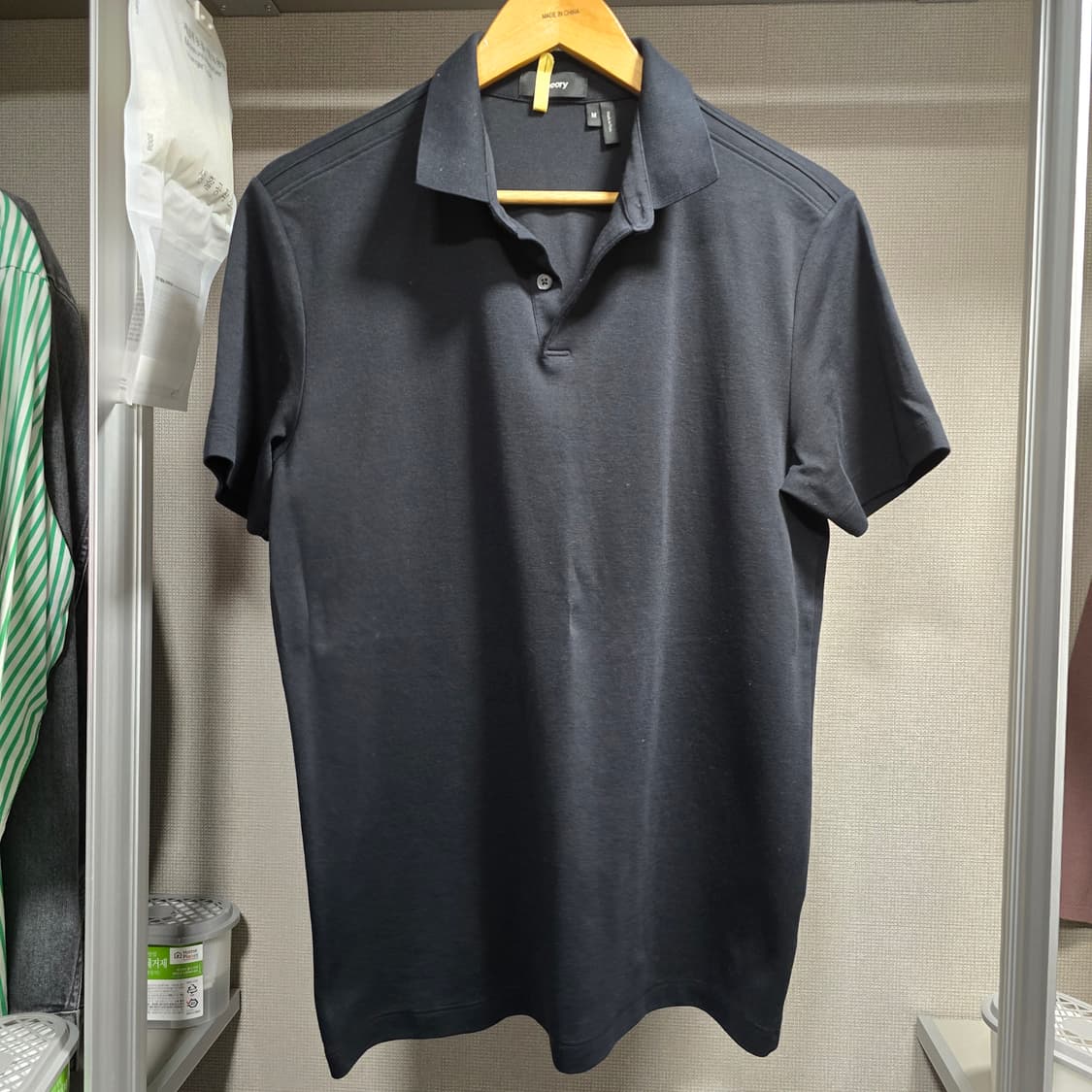 띠어리(Theory) 피케 폴로 셔츠 /블랙 /M 상품이미지1