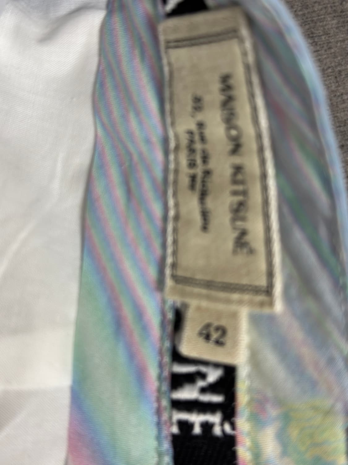 (새상품) 메종키츠네 코튼 린넨 혼방 턱 반바지 (42사이즈) 상품이미지7