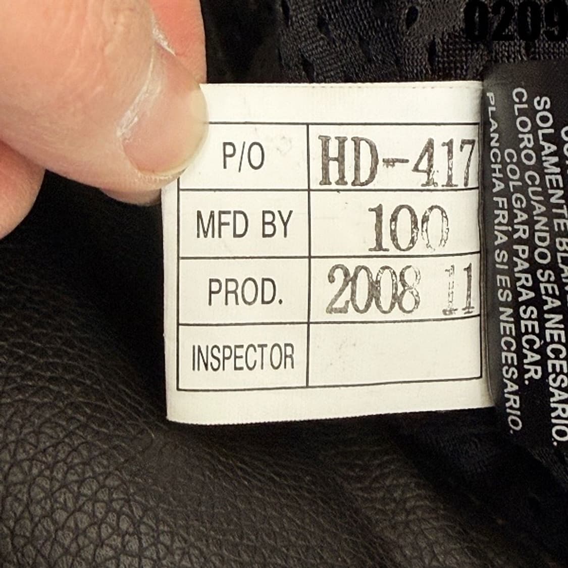 할리데이비슨 레이싱 레더자켓 M 0209 상품이미지9