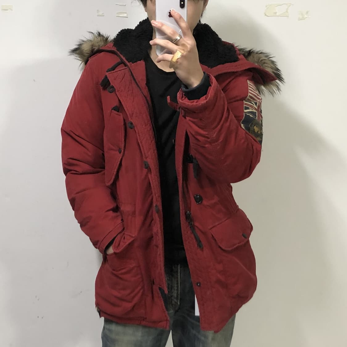 폴로 데님앤서플라이  랄프로렌 N-3B 퍼 다운파카  상품이미지2